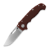 Demko Knives MG AD20S Clip Point 20CV G10 kääntöveitsi, red