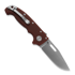 Demko Knives MG AD20S Clip Point 20CV G10 sulankstomas peilis, red