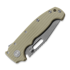 Demko Knives MG AD20S Clip Point 20CV G10 sulankstomas peilis, tan