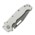 Demko Knives MG AD20S Clip Point 20CV G10 sulankstomas peilis, white