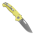 Demko Knives MG AD20S Clip Point 20CV G10 kääntöveitsi, yellow #1