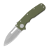 Demko Knives Shark Cub 20CV Slicer Shark folding knife, OD Green G-10