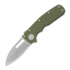 Demko Knives Shark Cub 20CV Slicer Shark kääntöveitsi, OD Green G-10