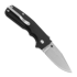 Demko Knives Shark Cub Clip Point sulankstomas peilis, Black GRN