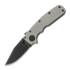 Demko Knives Shark Cub Stealth Clip Point sulankstomas peilis, Artillery Grey