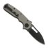Demko Knives Shark Cub Stealth Slicer Shark sulankstomas peilis, Artillery Grey