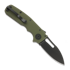 Demko Knives Shark Cub Stealth Slicer Shark k&auml;&auml;nt&ouml;veitsi, OD Green G-10