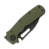 Demko Knives Shark Cub Stealth Slicer Shark kääntöveitsi, OD Green G-10