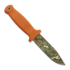 Demko Knives USA Armiger 4 3V Clip Point Multi-Layer Camo ナイフ, Orange