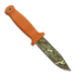 Demko Knives USA Armiger 4 3V Clip Point Multi-Layer Camo knife, Orange
