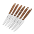 Due Cigni Serrated Steak 10cm Set 6 pcs virtuvinis peilis