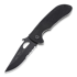 Couteau pliant Emerson Endeavor, noir, lame &agrave; dents
