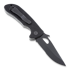 Couteau pliant Emerson Endeavor, noir, lame &agrave; dents