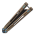 EOS Gremlin balisong, Bronze/Blue