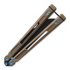 EOS Gremlin butterfly knife, Bronze/Blue