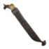Eräpuu Hunter 125 finnish Puukko knife, stained birch