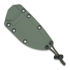 ESEE Model 3, desert tan, green plastic sheath