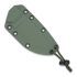 ESEE Model 3, desert tan, green plastic sheath