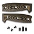 ESEE Model 4 - 3D G10 handle scales, svart, brun