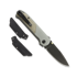 Flytanium Arcade - Gunmetal Micarta - Black sulankstomas peilis
