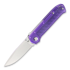 Flytanium Arcade Lite - Atomic Purple - Stonewash sulankstomas peilis