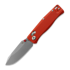 Flytanium Beef - Fire Red / Stonewash folding knife