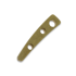 Flytanium Brass Backspacer for CRKT Pilar - Antique Stonewash
