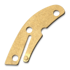 Flytanium - Brass Backspacer for Spyderco Delica - Stonewash