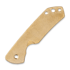Flytanium - Brass Scale for Spyderco Brouwer - Antique Stonewash