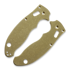 Flytanium - Brass Scales for Spyderco Manix 2 - Antique Stonewash