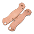 Flytanium Classic Copper Scales for Spyderco Paramilitary 2 - Stonewash handle scales