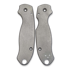 Flytanium - Classic Titanium Scales for Spyderco Para 3 - Stonewash