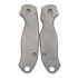 Flytanium Classic Titanium Scales for Spyderco Para 3 - Stonewash