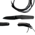 Flytanium Concourse - Black Coated folding knife