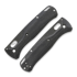 Flytanium - Crossfade Black Canvas Micarta Scales for Benchmade Bugout