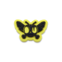 Flytanium - Dead Fly Society 2" Yellow Dead Fly Logo