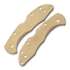 Flytanium - Delica Handle Scales Brass