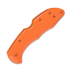 Flytanium - G-10 Scales - Spyderco Delica - Molten Orange