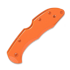 Flytanium G-10 Scales - Spyderco Delica - Molten Orange