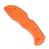 Flytanium G-10 Scales - Spyderco Delica - Molten Orange