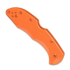 Flytanium G-10 Scales - Spyderco Delica - Molten Orange