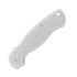 Flytanium - Injection Molded Scales - Spyderco Paramilitary 2 - Clear