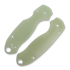 Flytanium - Lotus G-10 Scales for Spyderco Para 3 Knife, Natural Jade