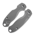 Flytanium - Lotus Titanium Scales for Spyderco Para 3, Blasted