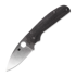 Flytanium Micarta Lotus Scales for Spyderco Shaman - Black Canvas handle scales