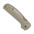 Flytanium Micarta Lotus Scales for Spyderco Shaman - Green Canvas kahvapalat