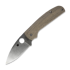 Flytanium Micarta Lotus Scales for Spyderco Shaman - Green Canvas kahvapalat