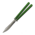 Nož motýlek Flytanium Talisong Z - Scimitar - Bearing / Emerald / Stonewash