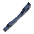 Flytanium Titanium Backspacer for Spyderco PM2 - Dark Blue Anodize
