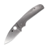 Handle scales Flytanium Titanium Lotus Scales for Spyderco Shaman - Stonewash